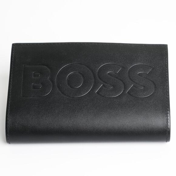BOSS Grey Acetate Square Sunglasses With Gold-Tone Metal Frames